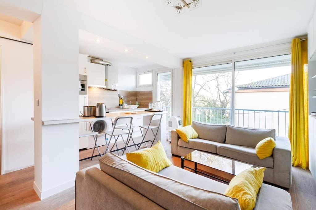 1 Bedroom/Clim/Wifi, St Michel Station Toulouse Kültér fotó