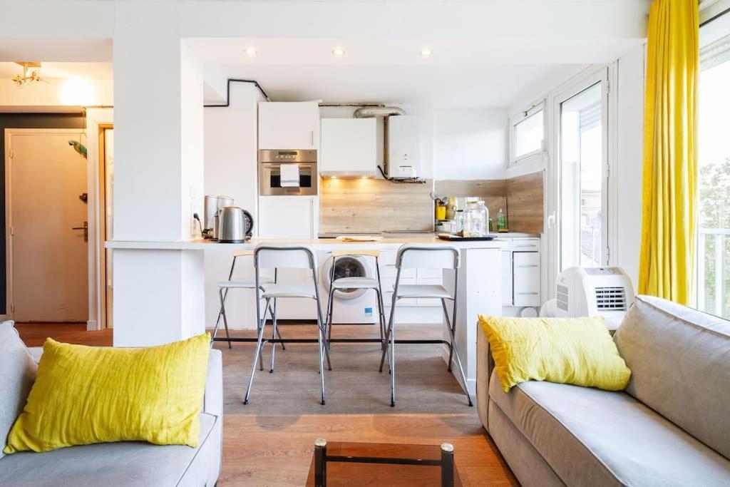 1 Bedroom/Clim/Wifi, St Michel Station Toulouse Kültér fotó